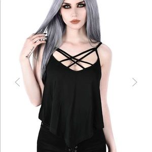 Killstar Stardust Strappy Shirt